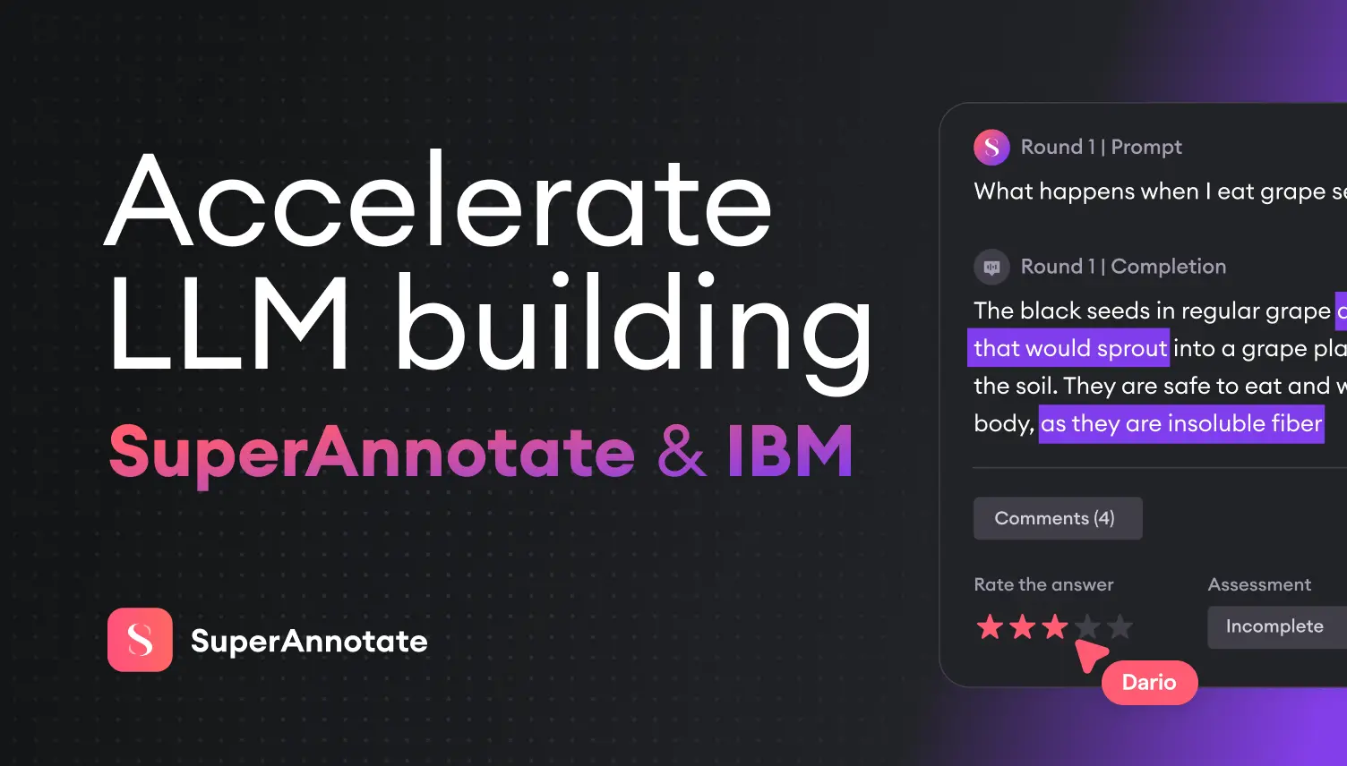 SuperAnnotate and IBM partnership